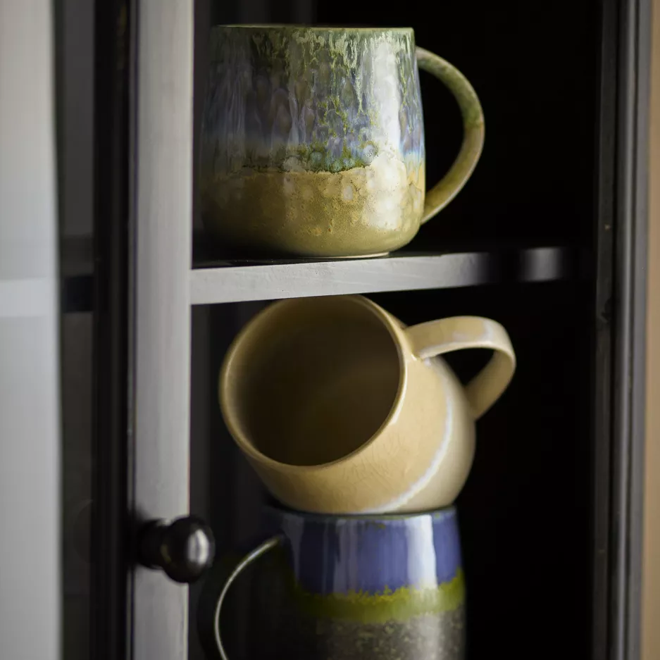 Kubek BLOOMINGVILLE CLOE 460ml, niebieski, zestaw 3 szt.