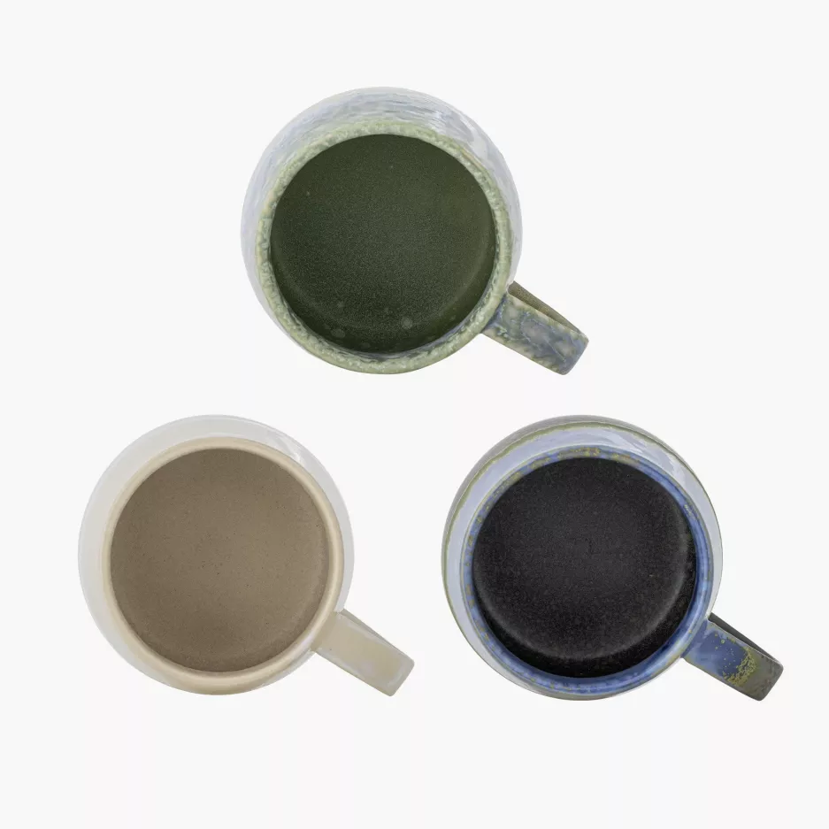 Kubek BLOOMINGVILLE CLOE 460ml, niebieski, zestaw 3 szt.