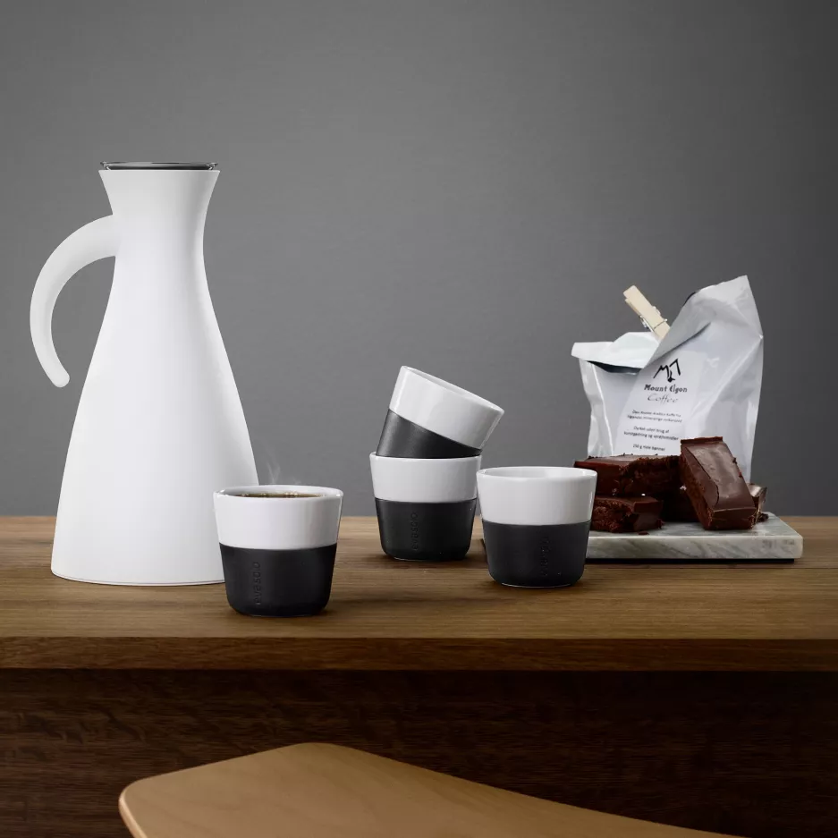 Zestaw 2 filiżanek do Lungo EVASOLO 230ml Carbon Black