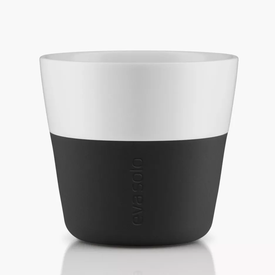 Zestaw 2 filiżanek do Lungo EVASOLO 230ml Carbon Black