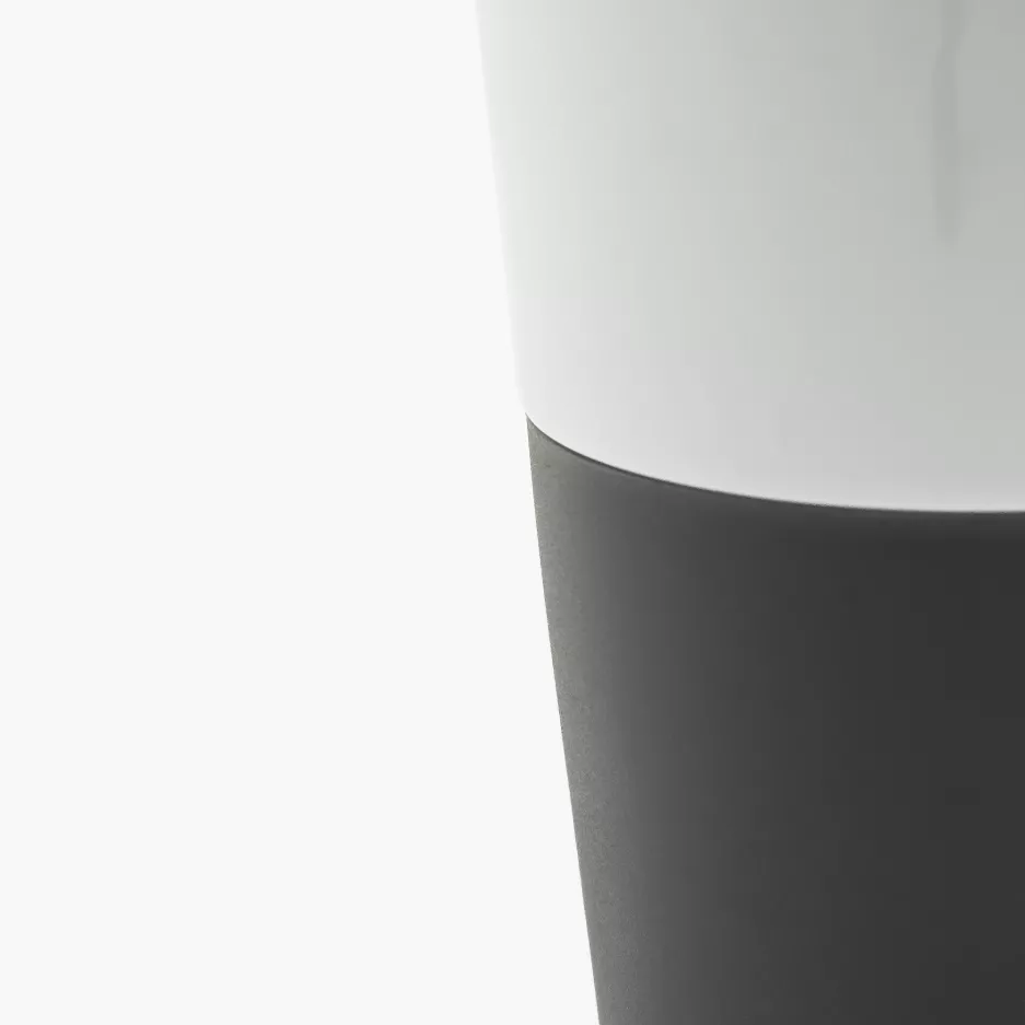 Zestaw 2 filiżanek do latte EVASOLO 360ml Carbon Black