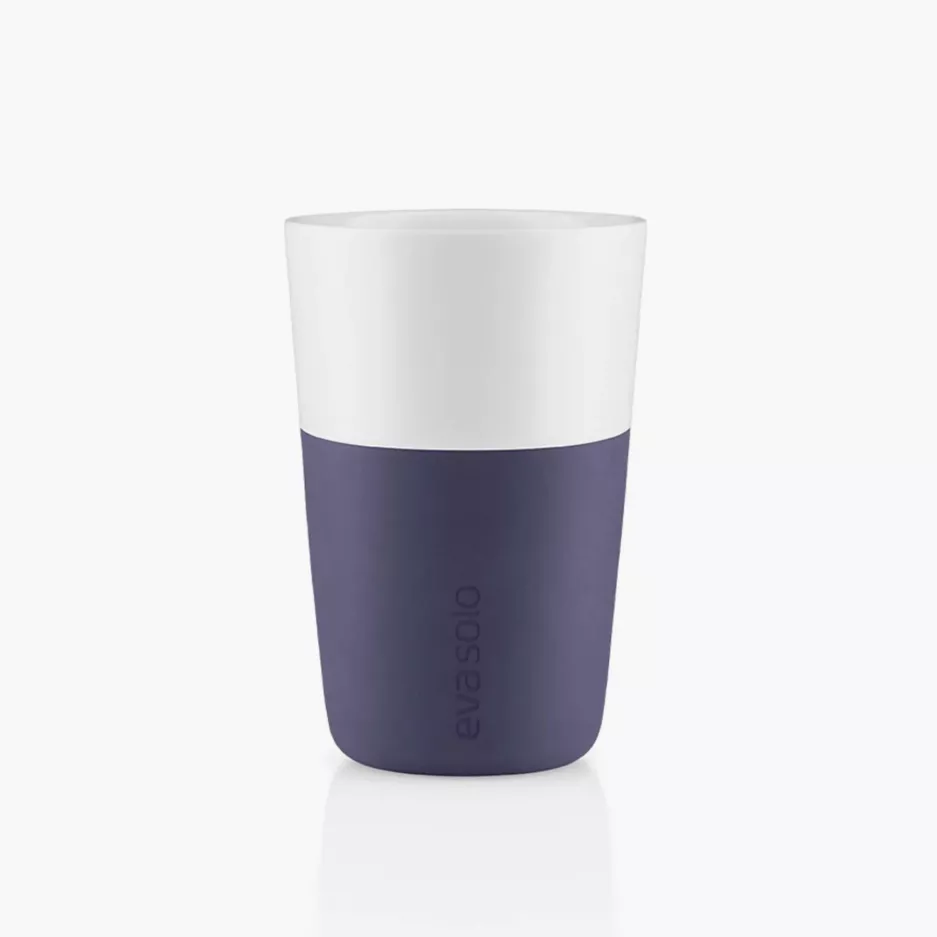 Zestaw 2 filiżanek do latte EVASOLO 360ml Fiolet