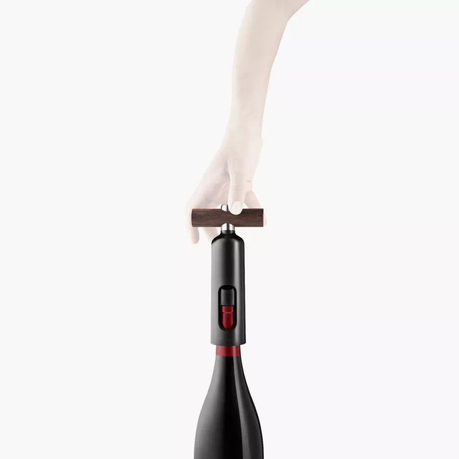 Korkociąg do wina czarny EVASOLO Liquid Lounge