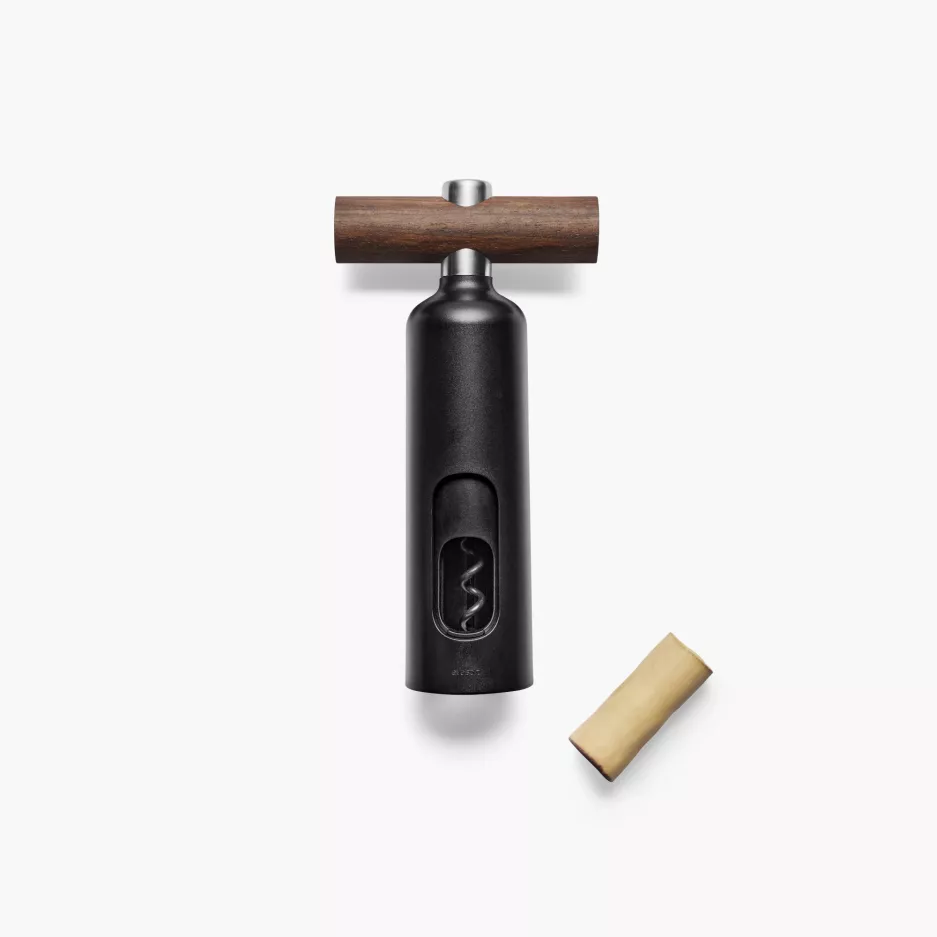 Korkociąg do wina czarny EVASOLO Liquid Lounge