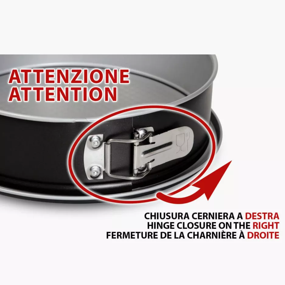 Tortownica z pokrywką GUARDINI 26 cm czarno-szara