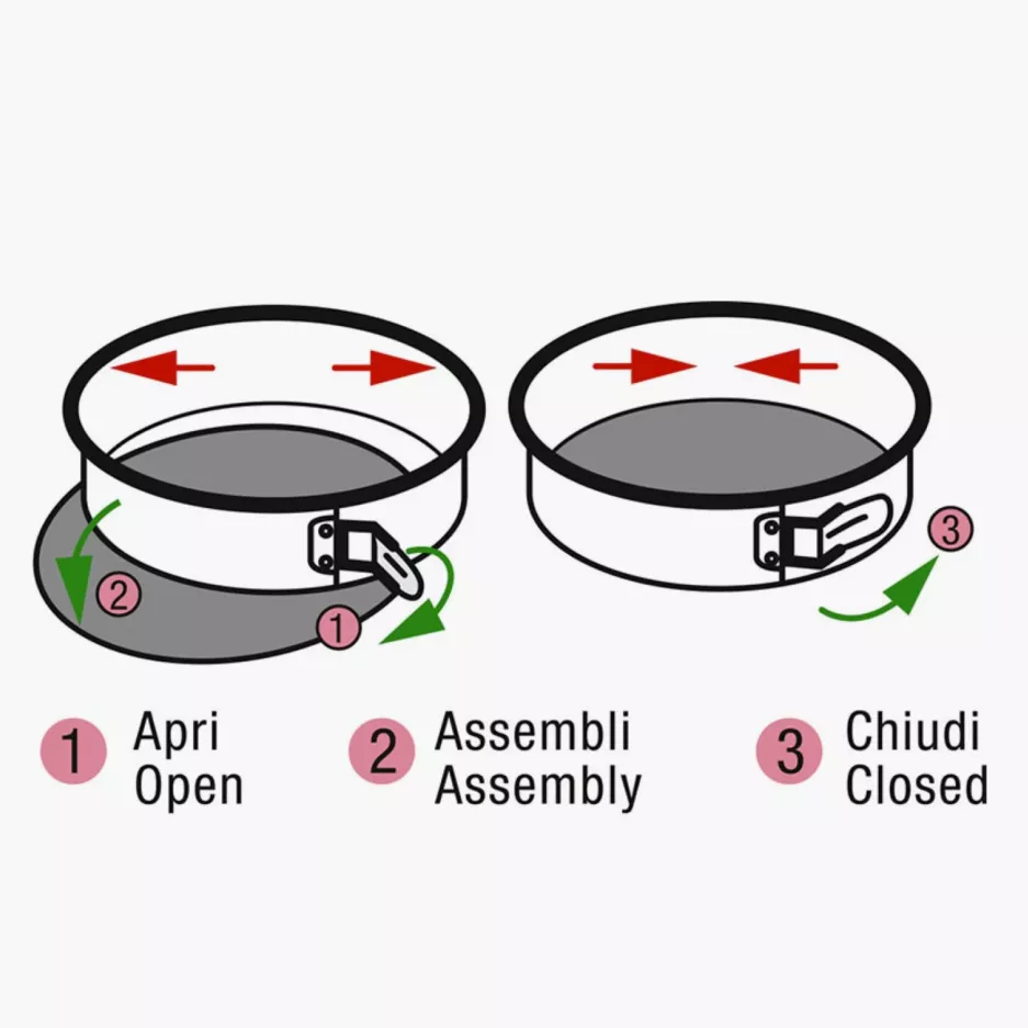 Tortownica z pokrywką GUARDINI 26 cm czarno-szara