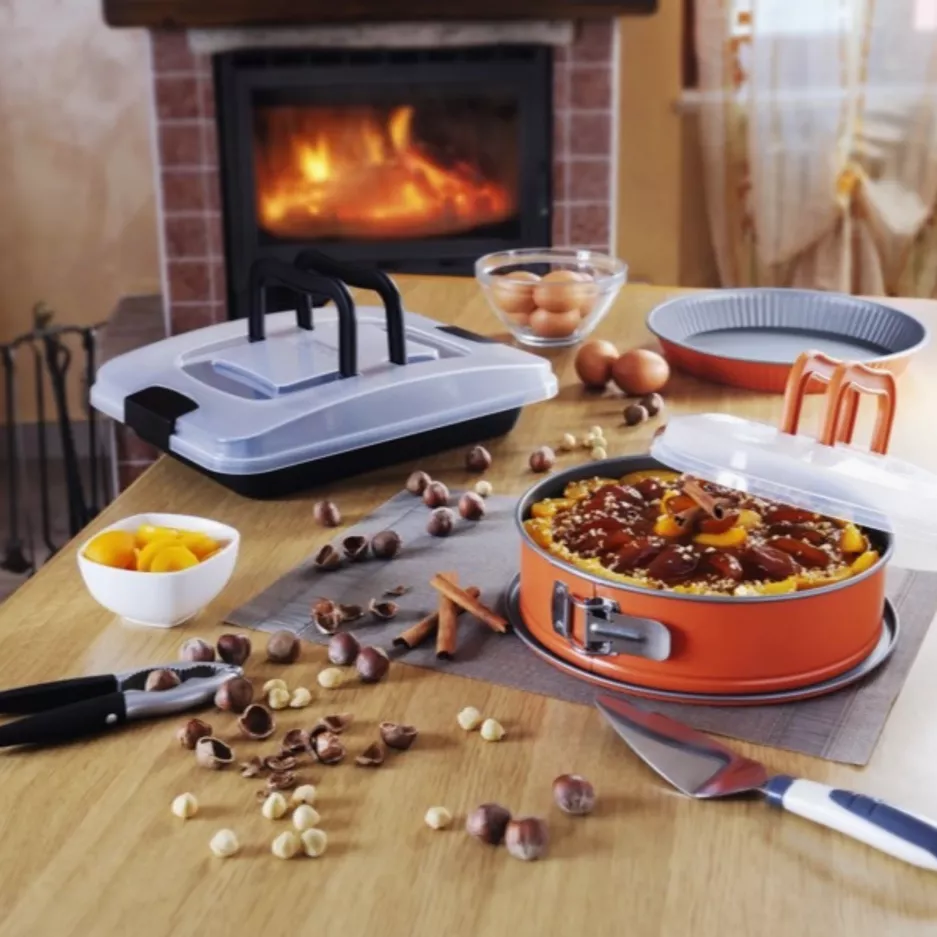 Forma do pieczenia/prażenia z pokrywką GUARDINI czarna