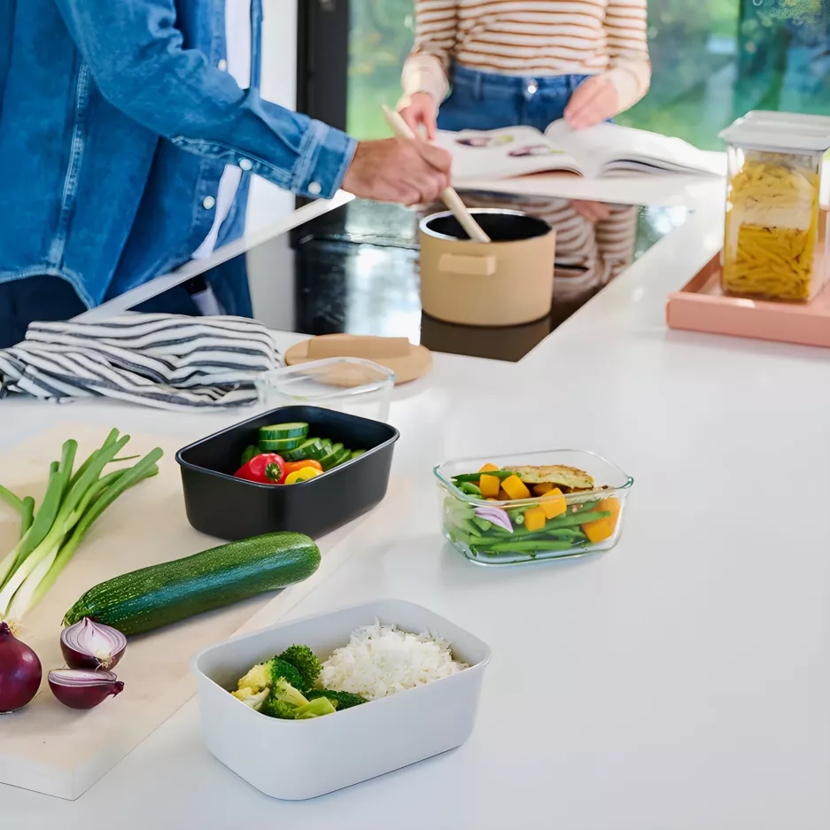 Pojemnik na żywność lunchbox MEPAL EASYCLIP 1000 ml biały