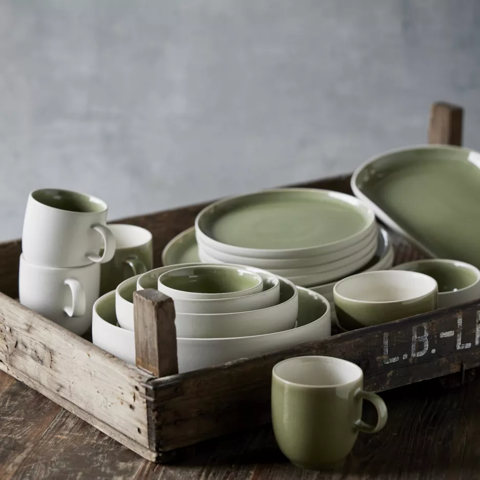 Zestaw kubków NORTH 330ml zielony 4szt