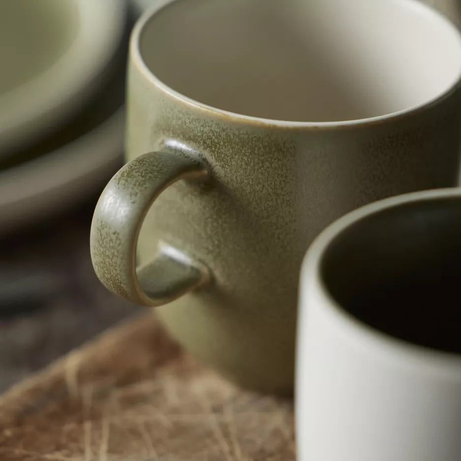 Zestaw kubków NORTH 330ml zielony 4szt