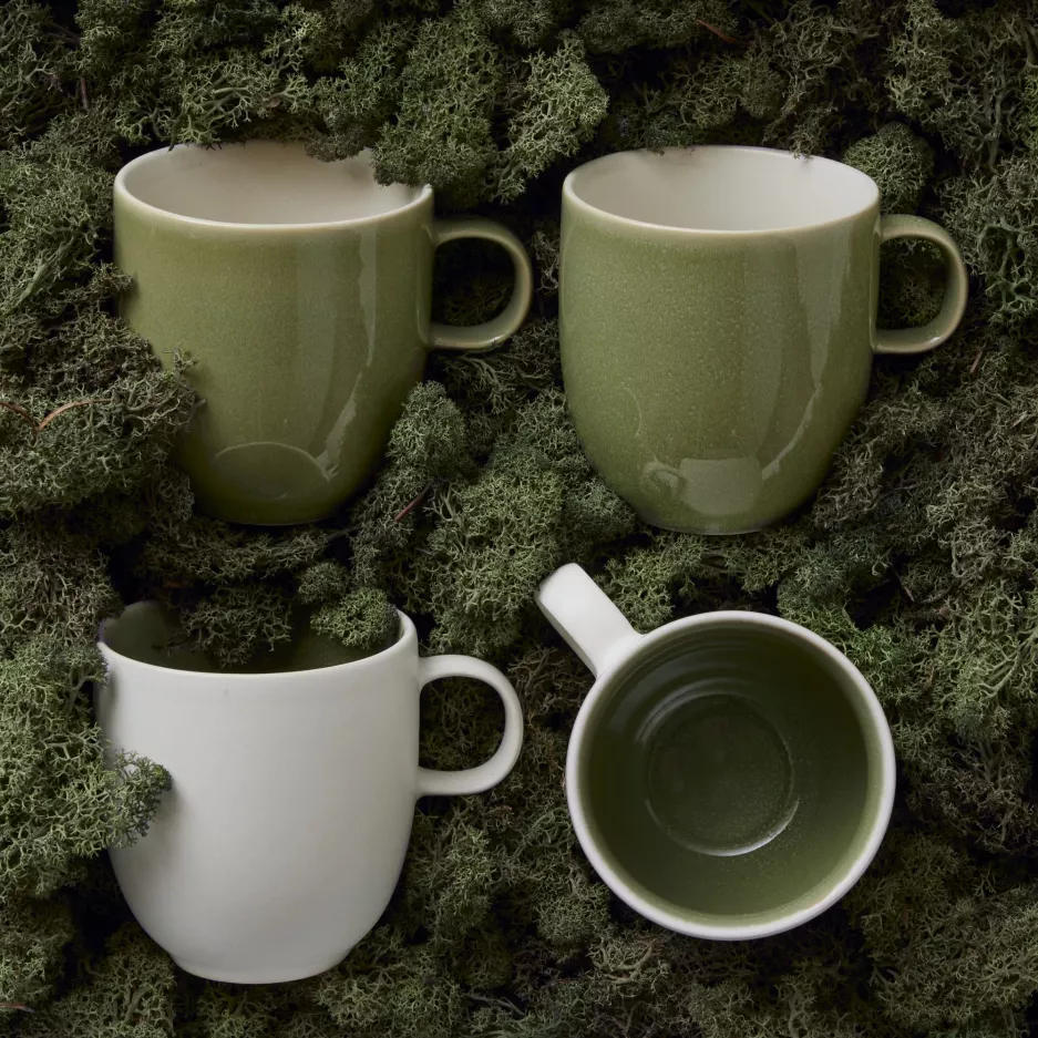 Zestaw kubków NORTH 330ml zielony 4szt