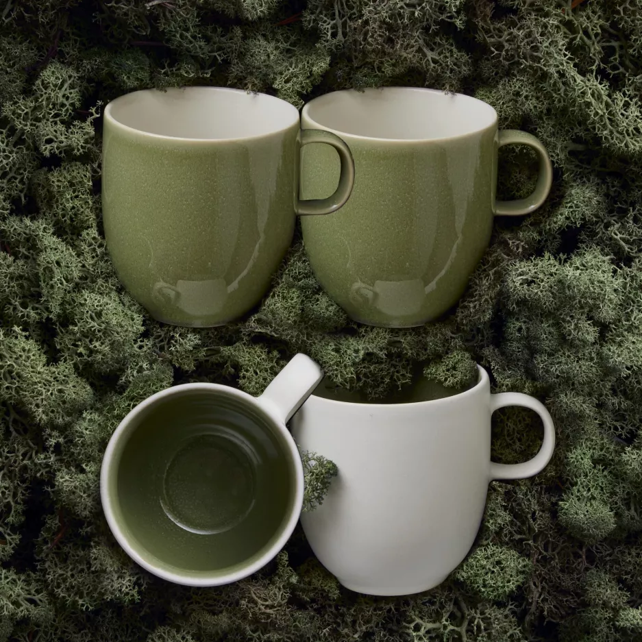 Zestaw kubków NORTH 330ml zielony 4szt