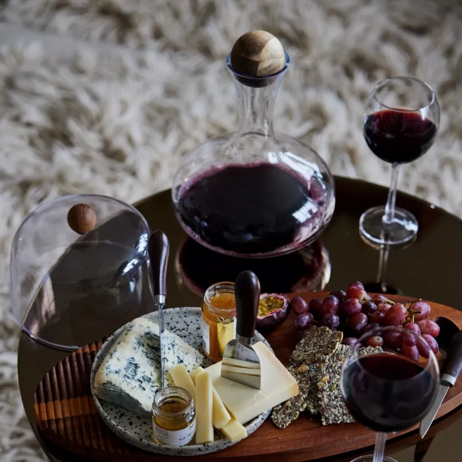 Karafka do wina z dębowym korkiem SAGAFORM NATURE 2l