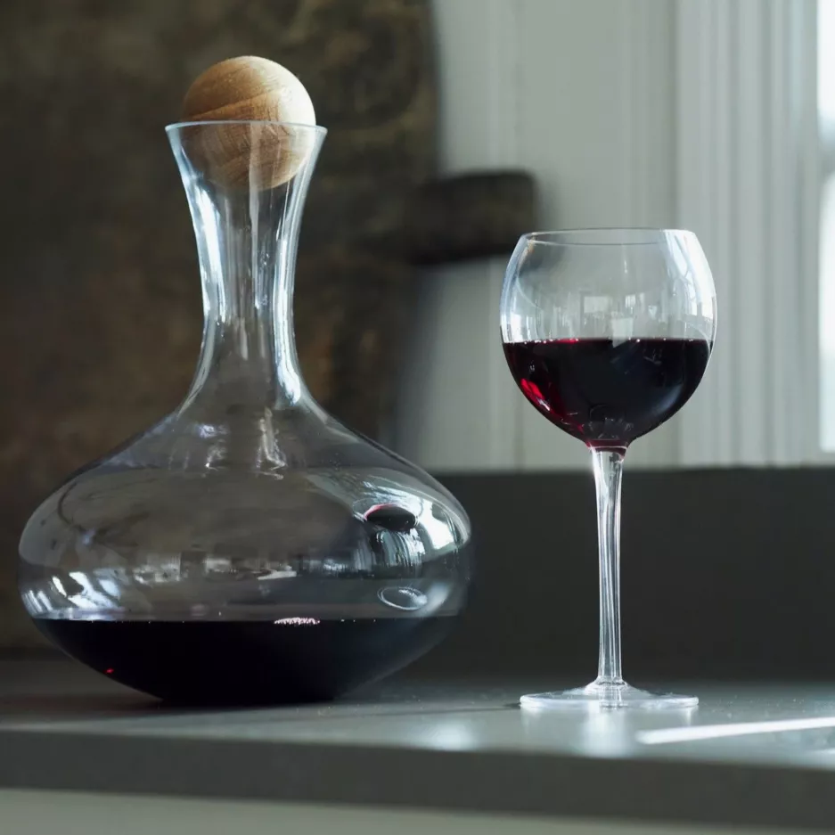 Karafka do wina z dębowym korkiem SAGAFORM NATURE 2l