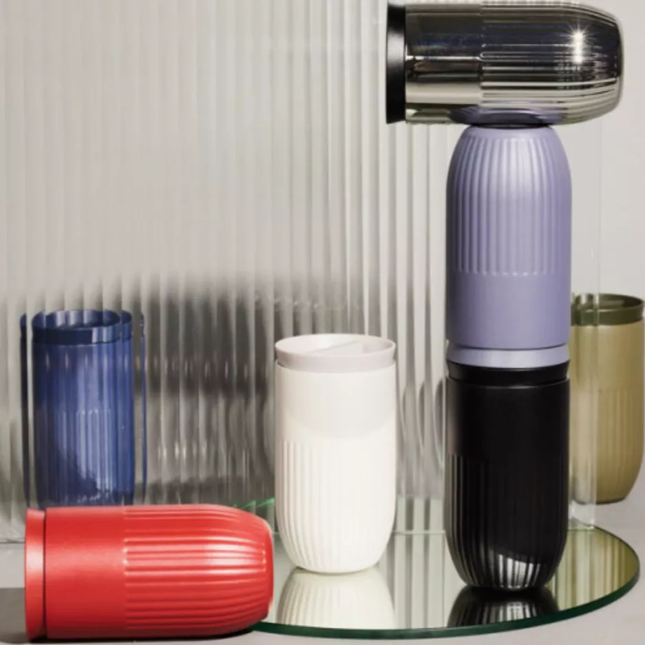 Kubek termiczny SAGAFORM TOVA 320 ml granatowy stal nierdzewna