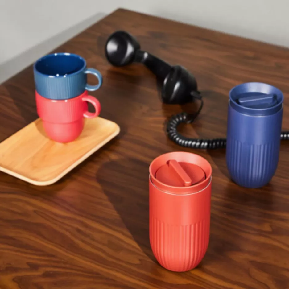 Kubek termiczny SAGAFORM TOVA 320 ml granatowy stal nierdzewna