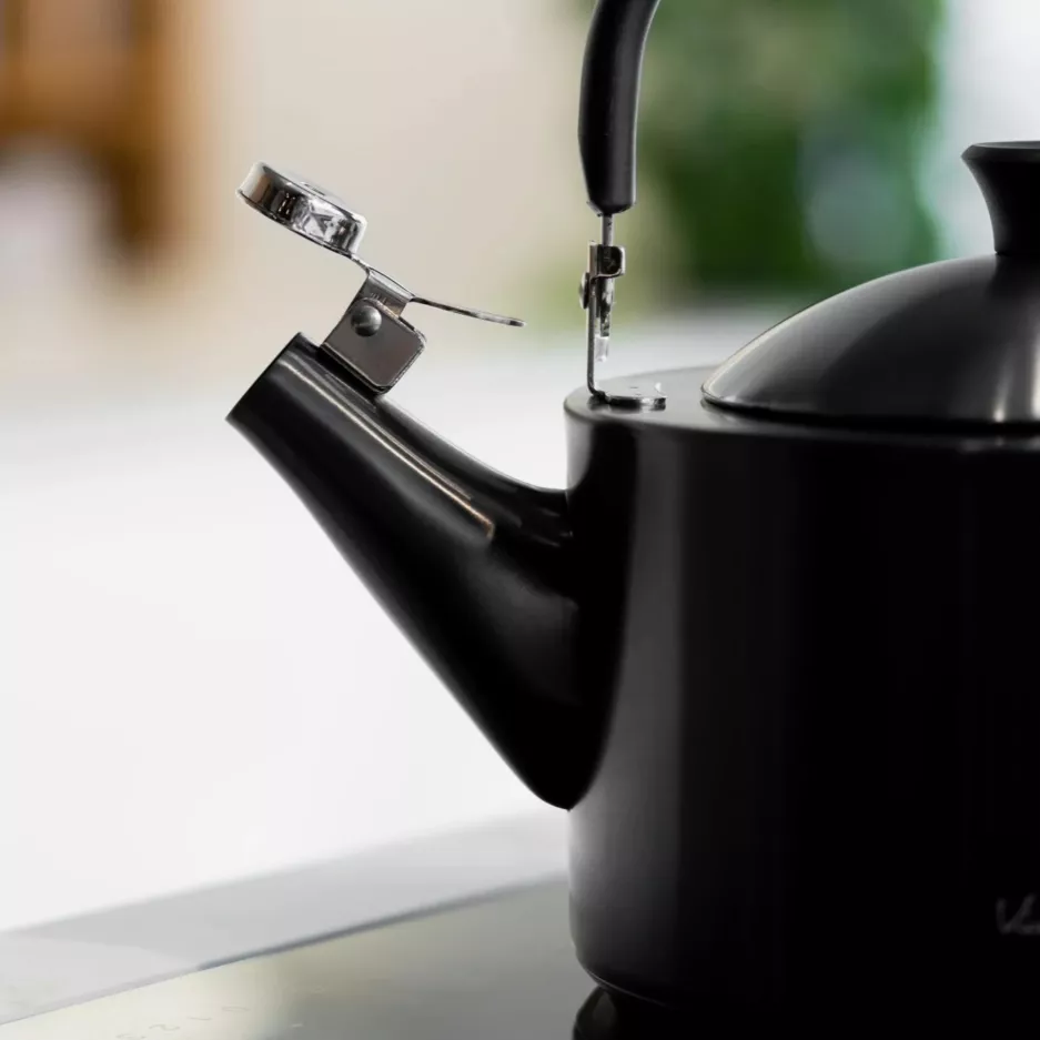 Czajnik z gwizdkiem VIALLI DESIGN DIAMANTE 1,5l grafitowy matowy