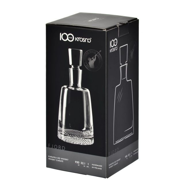 Karafka do whisky KROSNO FJORD 950 ml transparentny