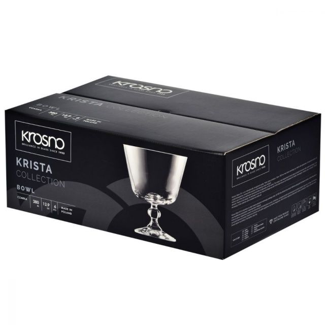 Zestaw czarek do deserów KROSNO KRISTA 6 szt. 480 ml