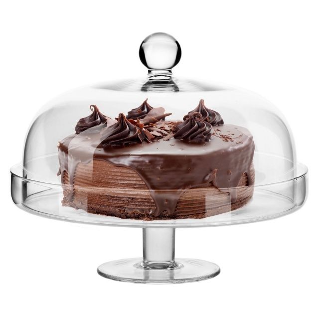 Patera na tort z kloszem KROSNO ELITE