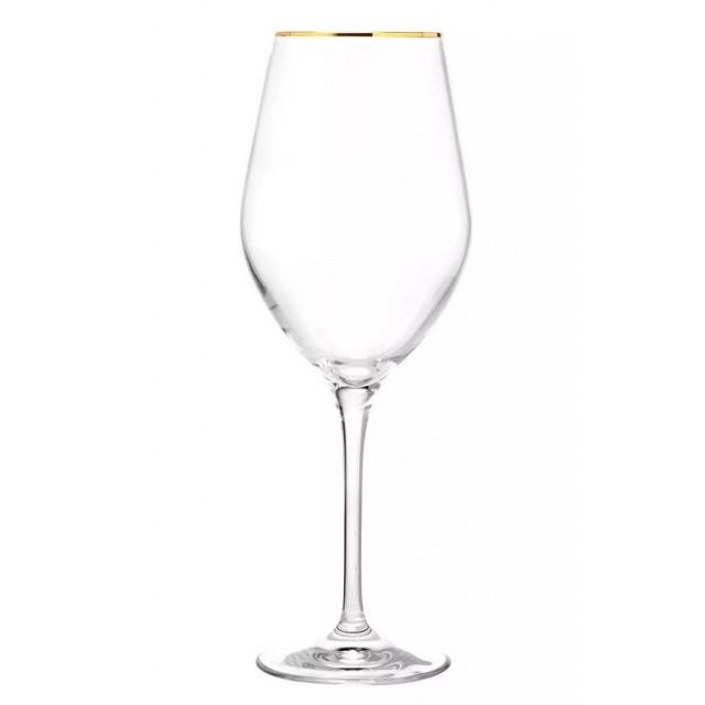 Kieliszki do wina KROSNO SPLENDOUR GOLD 6 szt. 460 ml