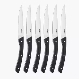 Zestaw noży do steków DUKA BIFF 6 szt. stal nierdzewna