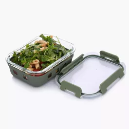 Pojemnik na żywność lunchbox DUKA IDEAL LUNCH 640 ml szklany