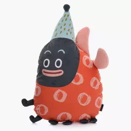 Poduszka dla dziecka DUKA MINI biedronka 33x50 cm welurowa