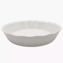 Forma do pieczenia DUKA PUFF 25 cm biała ceramiczna