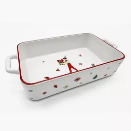 Forma do pieczenia świąteczna DUKA LYCKLIG 23x12 cm kamionkowa