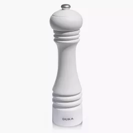 Młynek manualny do soli DUKA FRON 23 cm biały