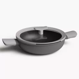 Indyjski wok BERGHOFF SHADOW 24 cm aluminiowy