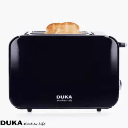 Toster opiekacz do kanapek dwukomorowy czarny DUKA BOSSE