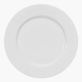 Talerz płytki obiadowy DUKA FELICIA 26 cm biały porcelana