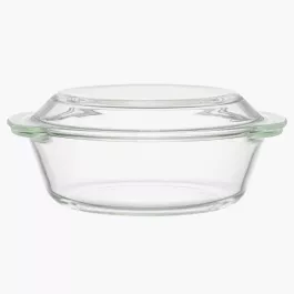 Naczynie żaroodporne z pokrywką MAKU 1,8 l szklane