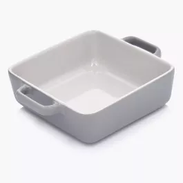 Forma do pieczenia zapiekania DUKA MANS 16x16 cm szara kamionkowa