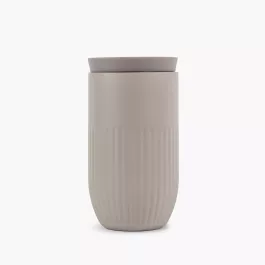 Kubek termiczny SAGAFORM TOVA 320 ml beżowy stal nierdzewna