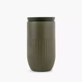 Kubek termiczny SAGAFORM TOVA 320 ml ciemno zielony stal nierdzewna