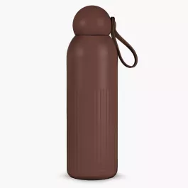 Butelka termiczna SAGAFORM TEKLA 500ml czekoladowa stal nierdzewna