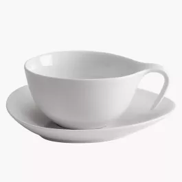 Filiżanka do espresso DUKA TIME 60 ml biała porcelana