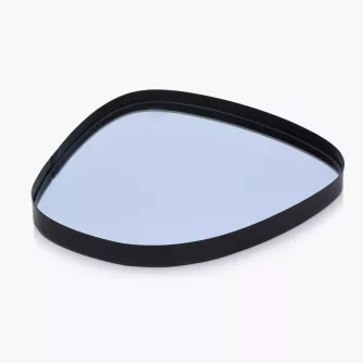 Taca dekoracyjna z lustrem DUKA LISSMA POL 25,5x24,5 cm czarna