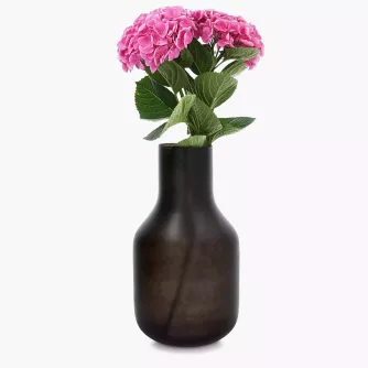 Wazon dekoracyjny na kwiaty DUKA MAPLE 35 cm czarny