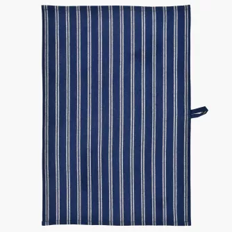 Ścierka kuchenna w paski DUKA NAVY 60x40 cm granatowa