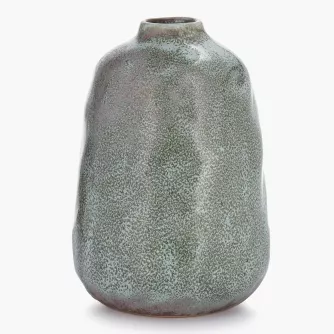 Wazon dekoracyjny na kwiaty DUKA SKADI 11,5x16,3 cm zielony porcelanowy