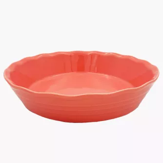 Forma do pieczenia DUKA PUFF 25 cm koralowa ceramiczna