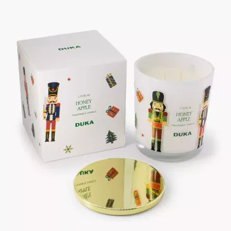 Zapachowa świeca sojowa LYCKLIG HONEY APPLE 8,8x10,8 cm