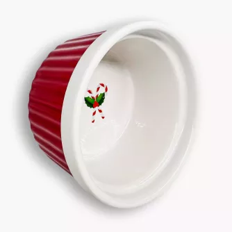 Kokilka okrągła ramekin cukierek DUKA LYCKLIG 9 cm ceramiczna