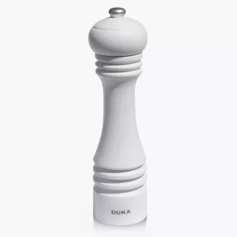 Młynek manualny do soli DUKA FRON 23 cm biały
