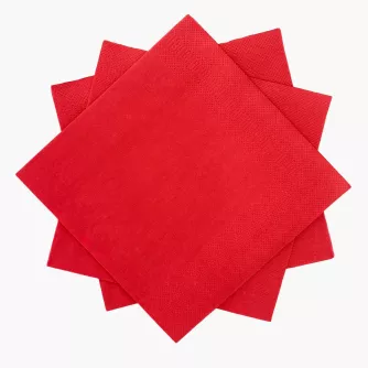 Serwetki papierowe DUKA MONONORD 33x33 cm 20 szt. czerwone