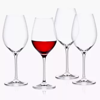 Zestaw 4 kieliszków do czerwonego wina DUKA ASPEN 550 ml transparentny szkło